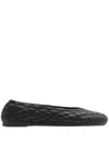 Burberry Quilted Leather Sadler Ballet Flats