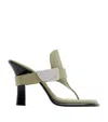 Burberry Bay Sandal In Green