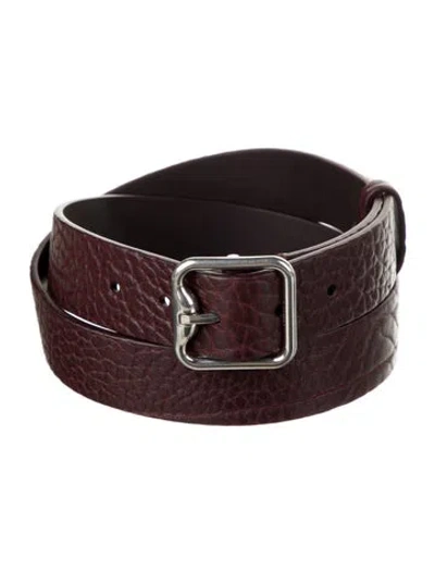 Pre-owned Burberry Leather Belt In Brown