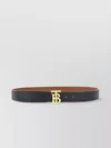 BURBERRY LEATHER BELT GOLD-PLATED HARDWARE