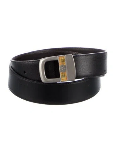 Pre-owned Burberry Leather Belt In Multi
