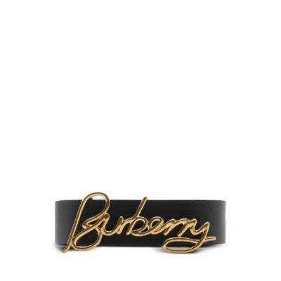 BURBERRY LEATHER BELTS