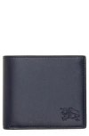 Burberry Embossed Check Bi-fold Wallet In Pattern