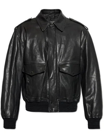 BURBERRY LEATHER BOMBER JACKET