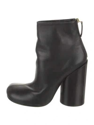 Pre-owned Burberry Leather Boots In Black