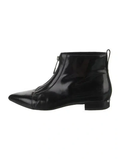 Pre-owned Burberry Leather Boots In Black
