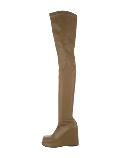 Pre-owned Burberry Leather Boots In Brown