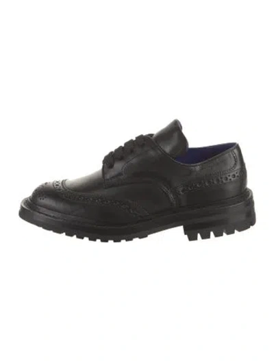 Pre-owned Burberry Leather Brogues In Black