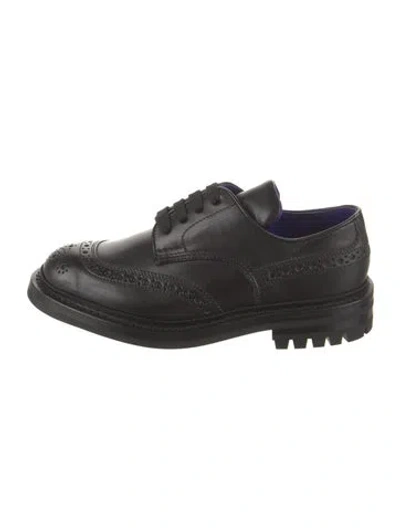 Pre-owned Burberry Leather Brogues In Black