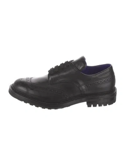 Pre-owned Burberry Leather Brogues In Black