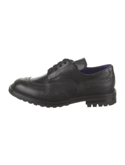 Pre-owned Burberry Leather Brogues In Black