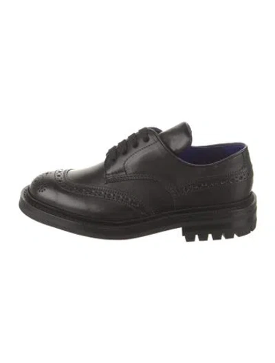 Pre-owned Burberry Leather Brogues In Black