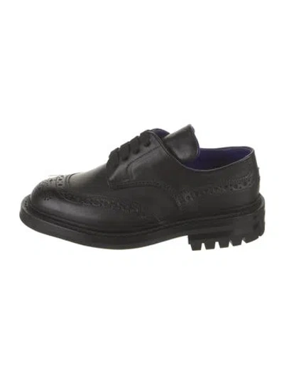 Pre-owned Burberry Leather Brogues In Black