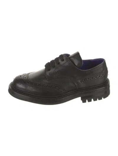 Pre-owned Burberry Leather Brogues In Black