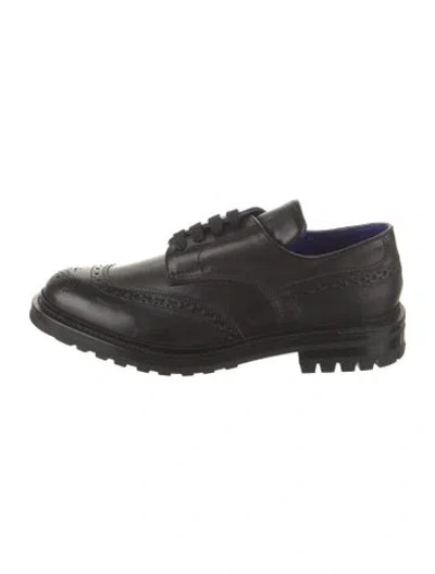 Pre-owned Burberry Leather Brogues In Black