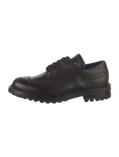 Pre-owned Burberry Leather Brogues In Black