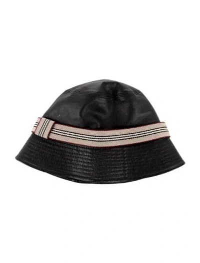 Pre-owned Burberry Leather Bucket Hat