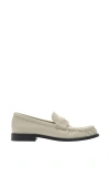 Burberry Cadet Grained Calf Leather Penny Loafers In Neutral