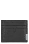 Burberry Men's Leather Card Holder In Black