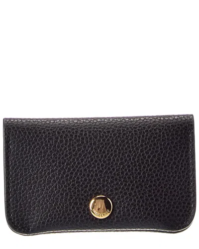 Burberry Leather Card Holder In Black