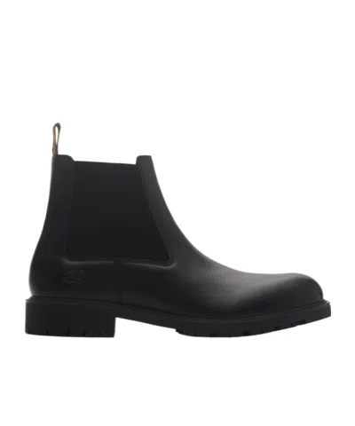 Burberry Leather Chelsea Boots