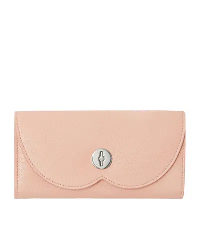 Burberry Chess Continental Wallet In Rosa