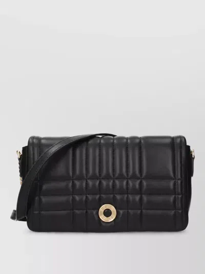 Burberry Leather Clutch Bag In Black