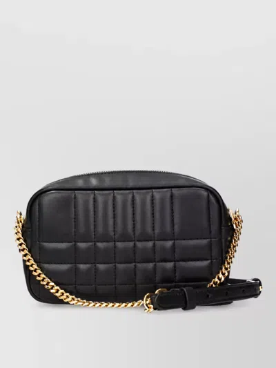 Burberry Leather Clutch Bag In Black