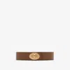 Burberry Leather Cotswolds Belt In Brown