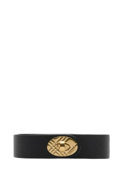 BURBERRY BURBERRY LEATHER COTSWOLDS BELT