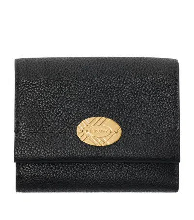 Burberry Leather Cotswolds Wallet In Black