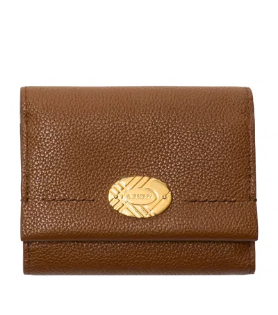 Burberry Leather Cotswolds Wallet In Brown