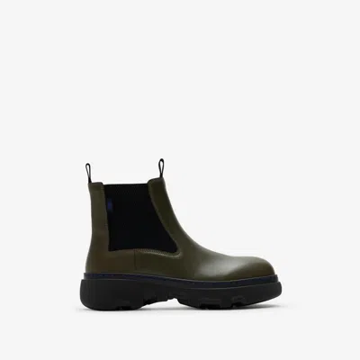 Burberry Round-toe Chelsea Boots In Loch