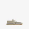 BURBERRY BURBERRY LEATHER DECK ESPADRILLES