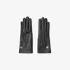 Burberry Equestrian-knight Stud Gloves In Black