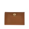 Burberry Leather 'hazel' Pouch With Strap In Brown
