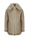 Burberry Leather Jacket In Field