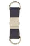 Burberry Leather Key Chain In Black
