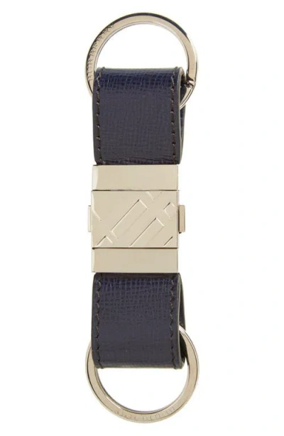 Burberry Leather Key Chain In Black