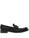 Burberry Cadet Grained Calf Leather Penny Loafers
