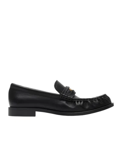 BURBERRY BURBERRY CADET RUCHED DETAIL LOAFERS