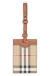 Burberry Beige Archive Address Plate In Brown