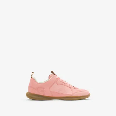 BURBERRY BURBERRY LEATHER MATRIX SNEAKERS