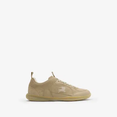 Burberry Leather Matrix Sneakers In Stock