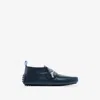 BURBERRY BURBERRY LEATHER MOTOR HIGH LOAFERS