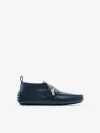 BURBERRY Leather Motor High Loafers