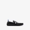 BURBERRY BURBERRY LEATHER MOTOR LOW LOAFERS