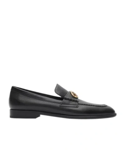 Burberry Leather Opal Loafers In Multi
