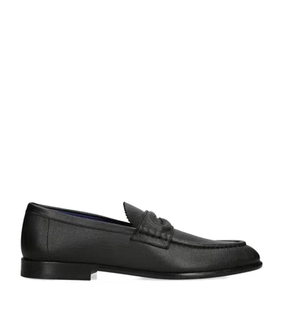 Burberry Leather Pearl Loafers