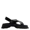 Burberry Leather Pebble Sandals